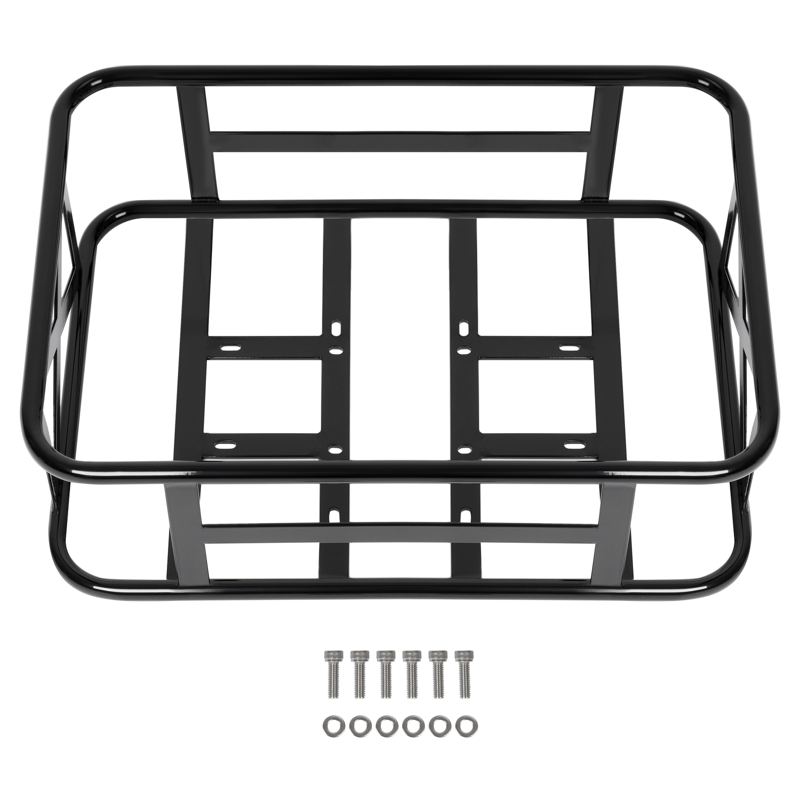 Electric Bike Rear Basket Rear Mount Bicycle Storage Basket for Most Bikes