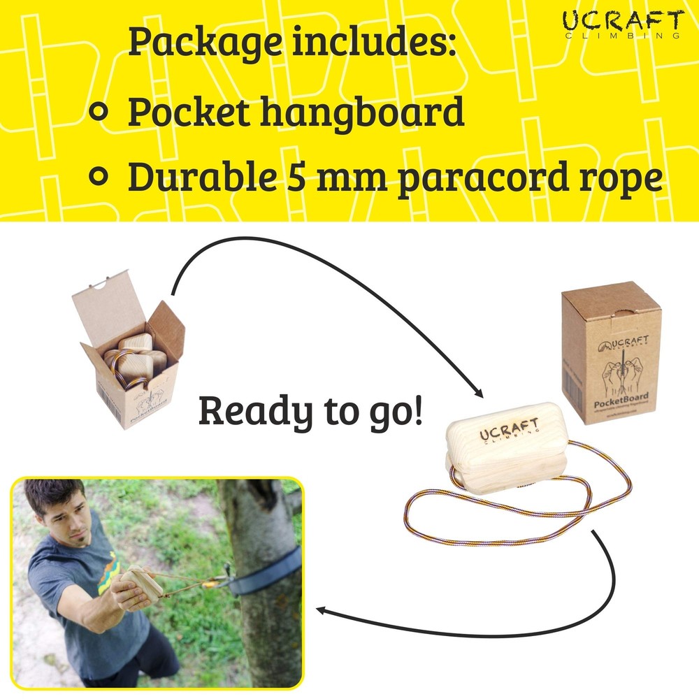 Pocket-Sized Climbing Fingerboard