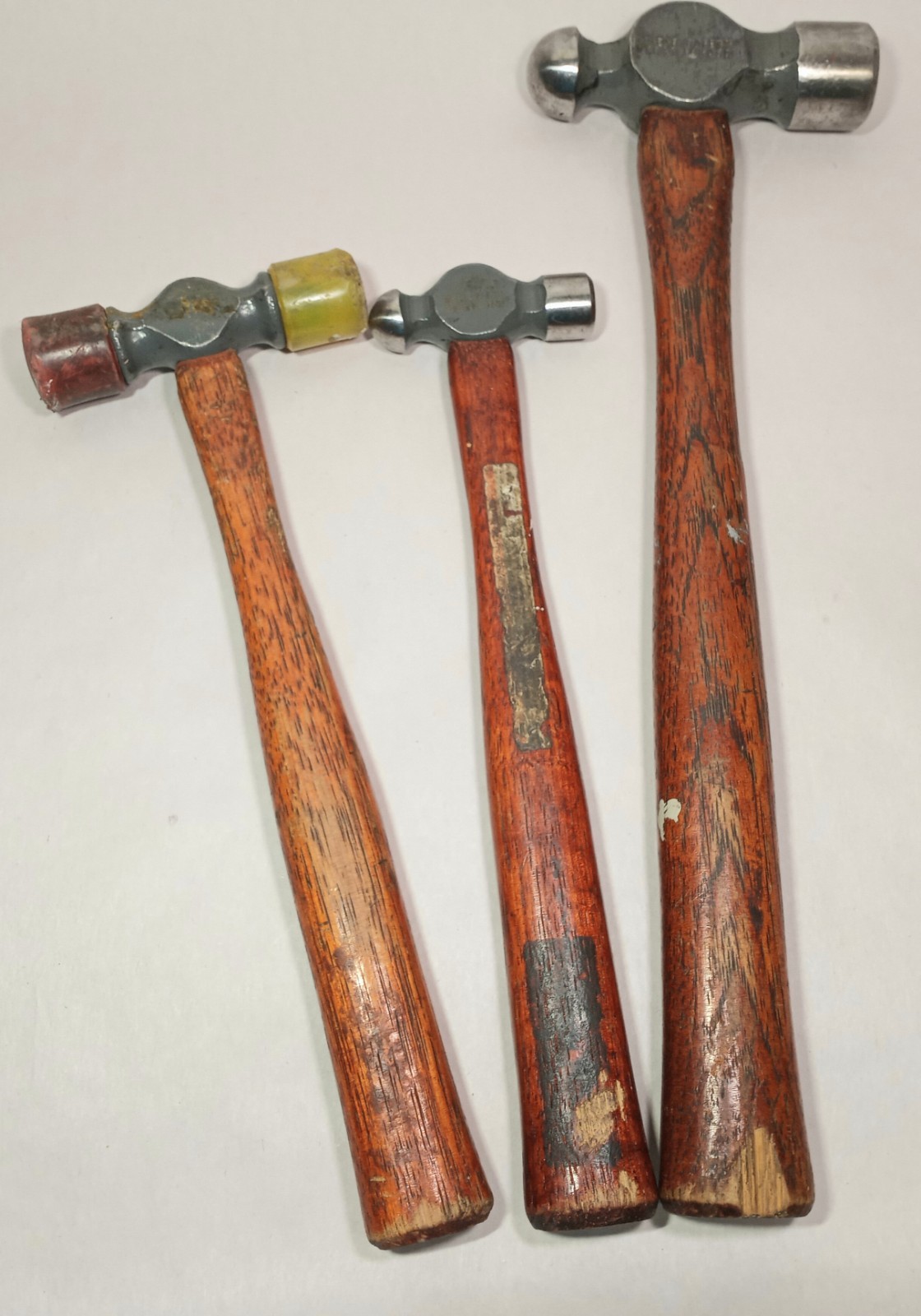 3pc Vtg Craftsman Hammer Lot Ball Peen 12 Oz, 4oz, Soft Face Mallet 6 Oz. READ