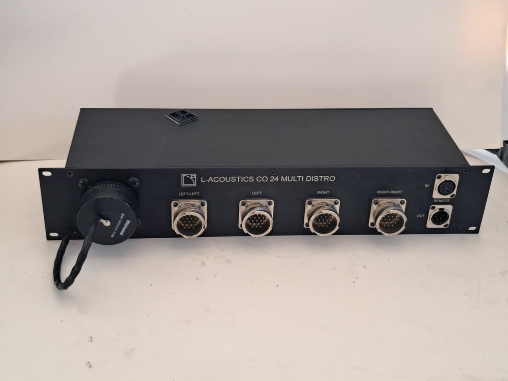 L-Acoustics CO 24 Multi Distro Patch Panel Whirlwind W5 XLR CaCom