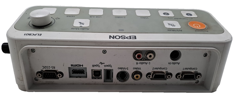 2 X Epson EB/PowerLite Pilot ELPCB01 Wall Mounted Projector Connection & Control