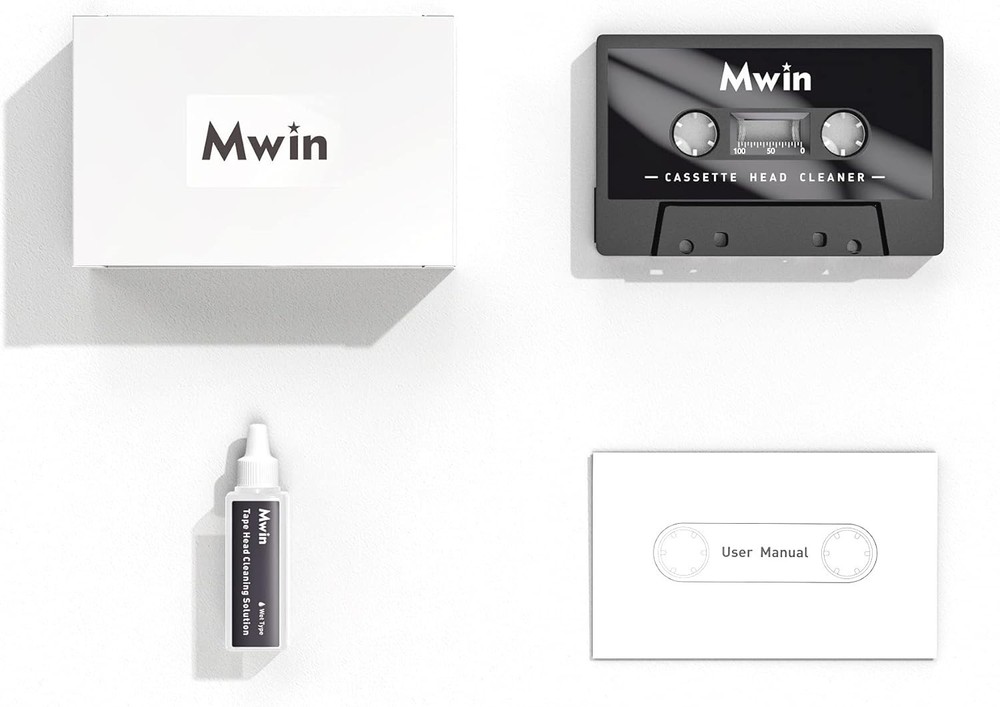 Comprehensive Audio Cassette Cleaning Kit - Head Cleaner Tape & Liquid Solution