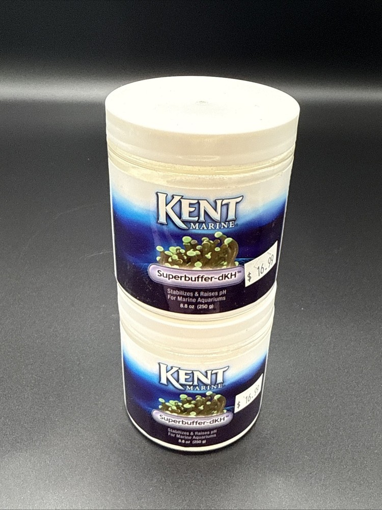 Kent Superbuffer dKH Marine Reef Aquarium Buffer EXPIRED Two Bottles
