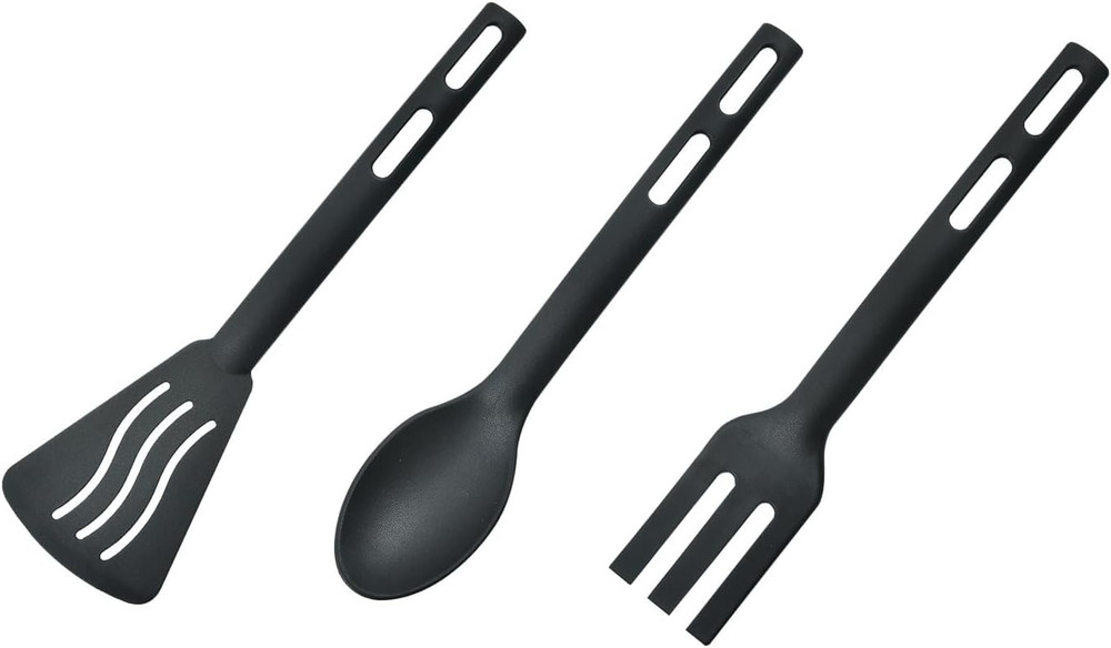 Kitchen Cooking Tools 3Pcs Mini Nylon Kitchen Utensils Set Slotted Turner...