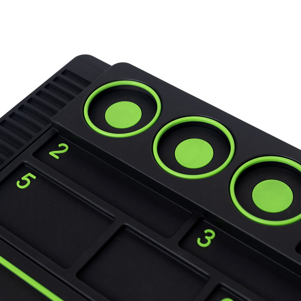 Fly Tying Mat Magnetic Workspace, Tool Organizer Station, Storage Desk Accessory