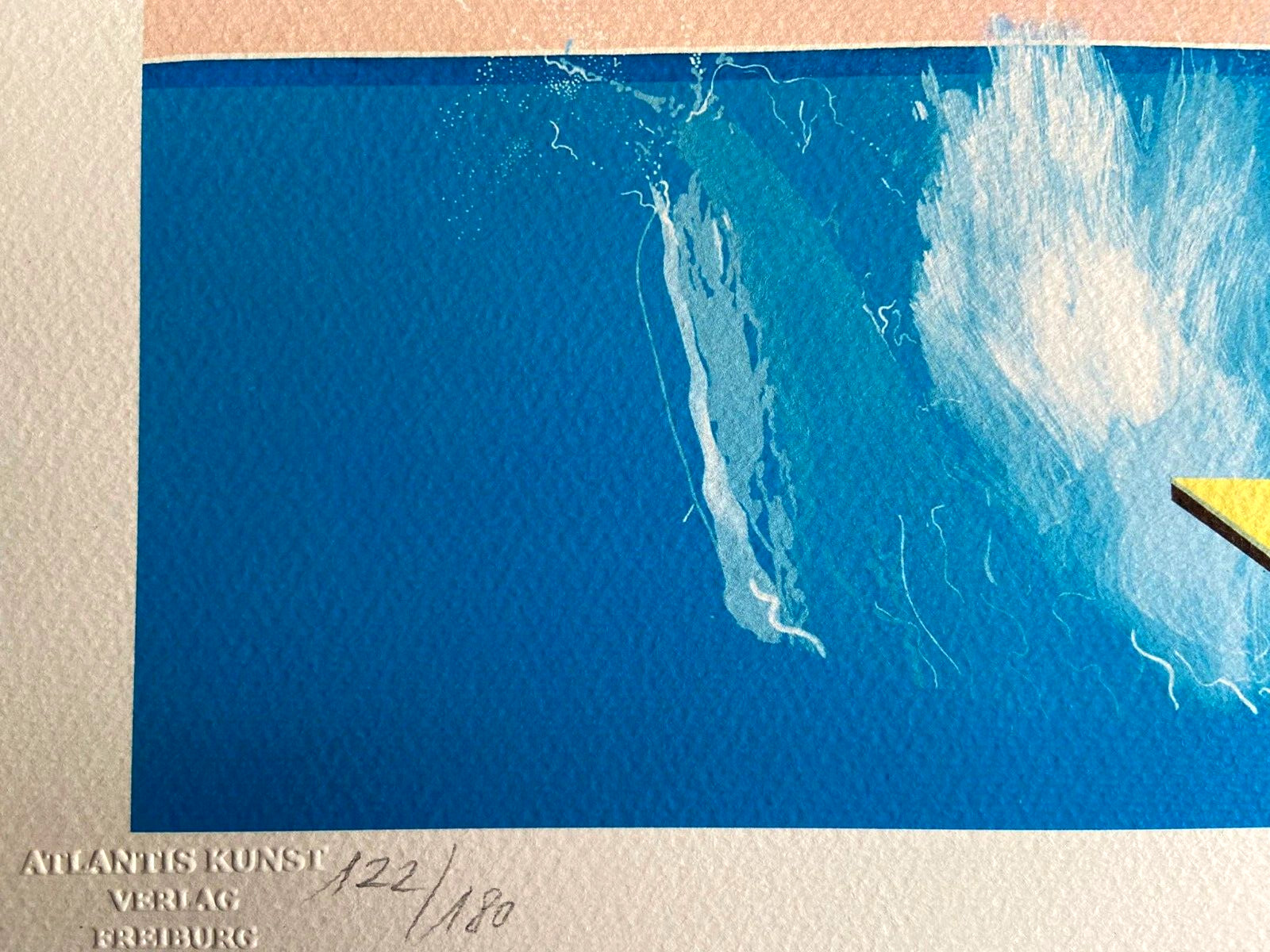 David Hockney Lithograph COA Original Signed In Pen Numbered In Pencil