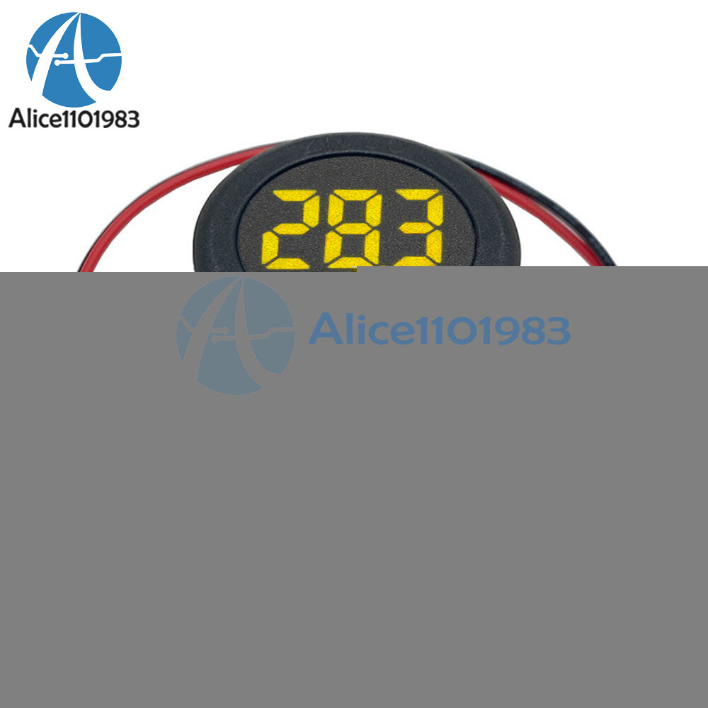 DC5V-100V Voltmeter Digital Display Voltage Meter Tester Panel Voltage Indicator