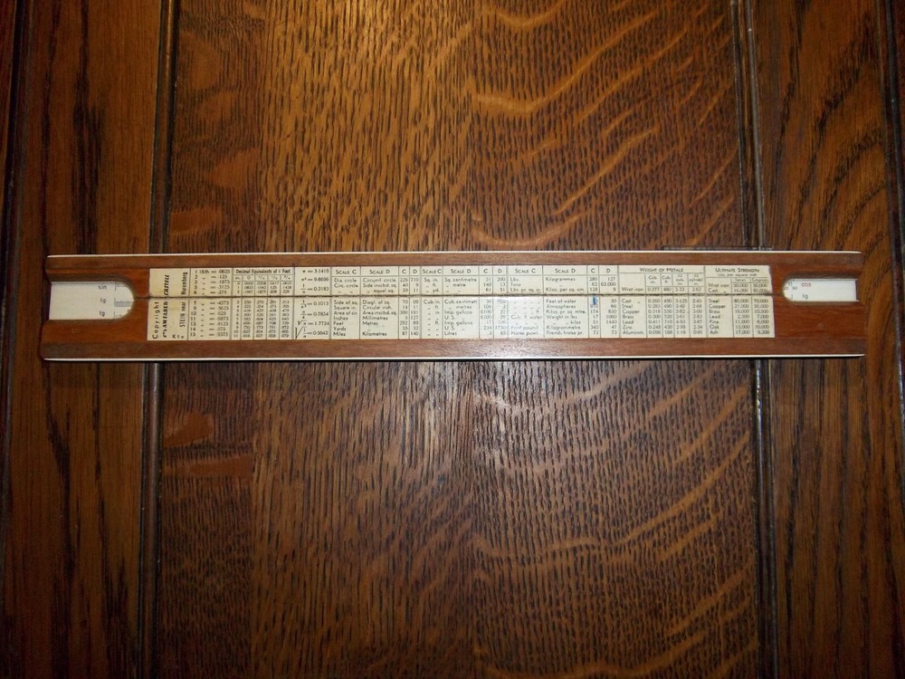 Vintage Slide Rule