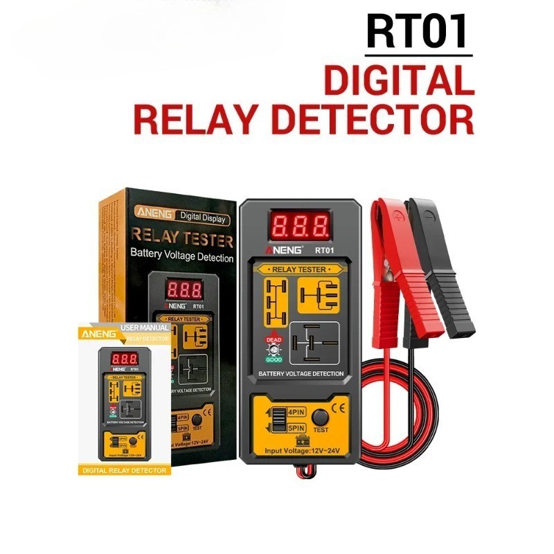 Relay Detector Digital Vehicle Detection Digital Display Voltage Battery Tester