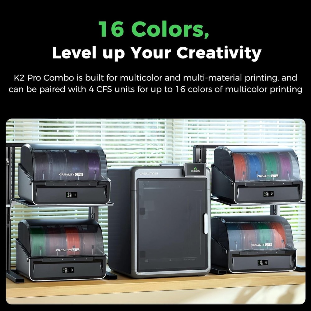 Creality K2 /K2 Pro /K2 Plus Combo 3D Printer 600mm/s CFS Multicolor 3D Printing