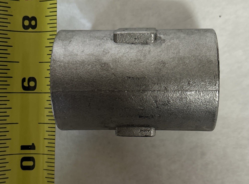 1" Drop Pipe Coupling 304 Stainless Steel NPT Chamfered