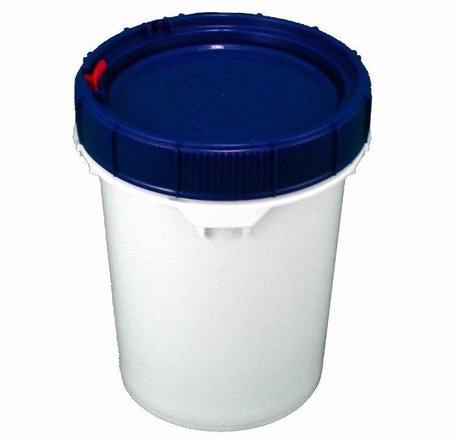 Screw Top White Bucket with Lid