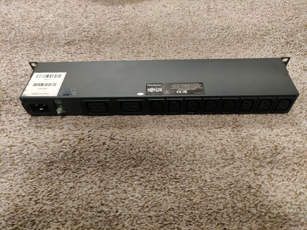 Tripp-Lite PDUH20HVL6 Single-Phase 208/240V Basic PDU 14-Outlet Rack Mount