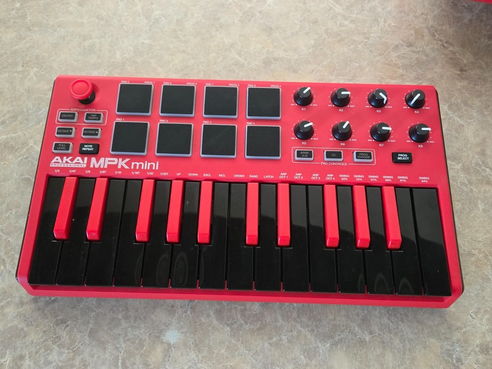Akai Professional MPK Mini MK2 Special Red Edition