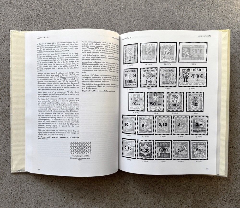 Finland Aland Revenue Stamp Catalog 1998 Saarinen Jay Smith Tarn Copy