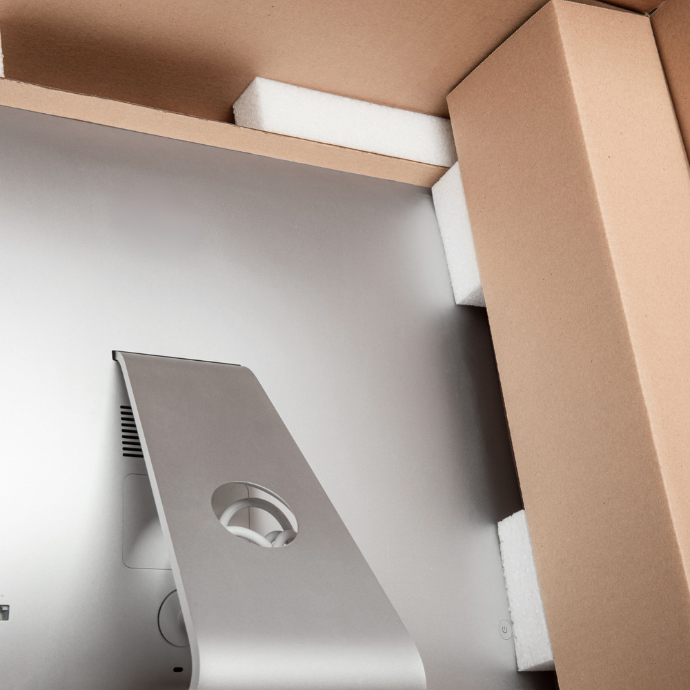 Apple iMac 27" Desktop Computer Shipping Box, EPE USA, theBOXlarger