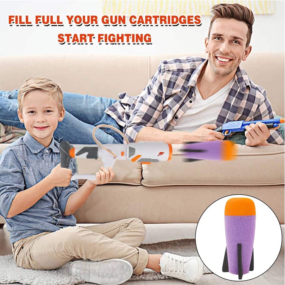 EKIND 8-Pack Mega Missile Refill Compatible for Nerf N-Strike Elite Series
