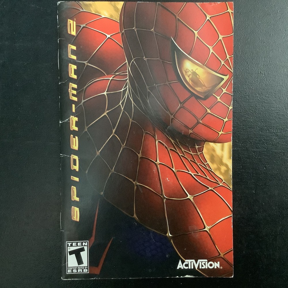 Spider-Man 2 PS2 PlayStation 2 Instruction Manual Only