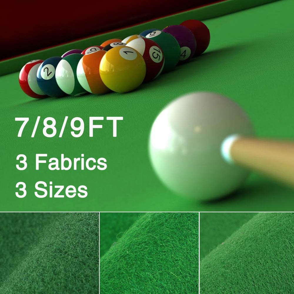 Boshen Billiard Cloth Pool Table for 9' pool table, Single-sided thickened