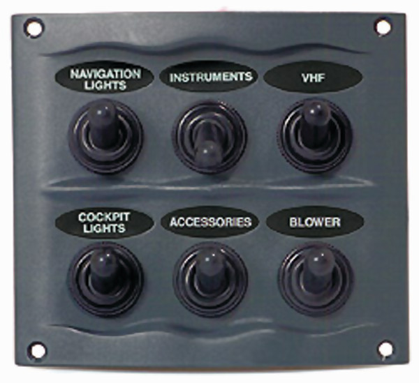 BEP 900-5WPS Marinco Waterproof Switch Panel