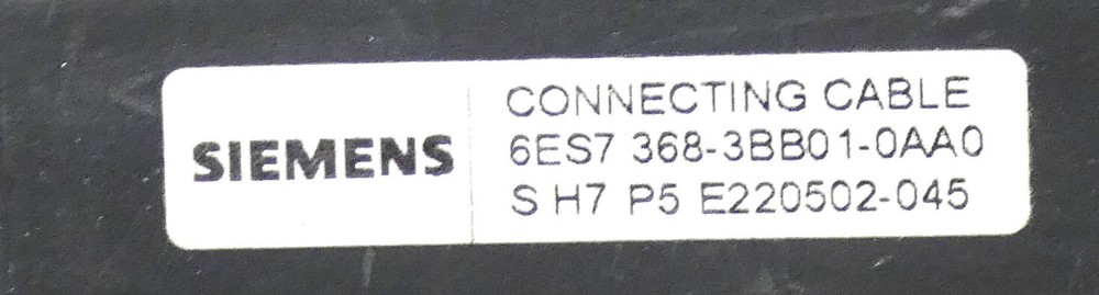 Siemens 6ES7 368-3BB01-0AA Interconnect Cable -used-