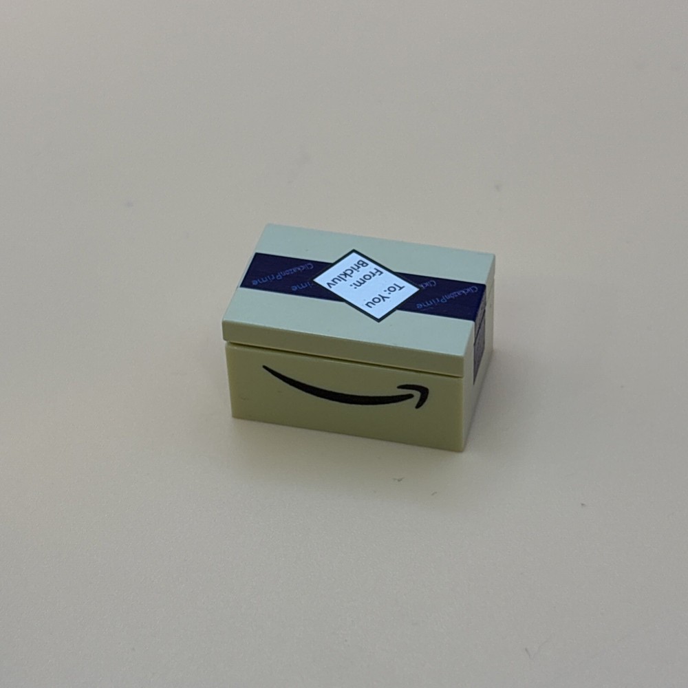 LEGO Package / Shipping Box - Custom Printed Brick Luvs