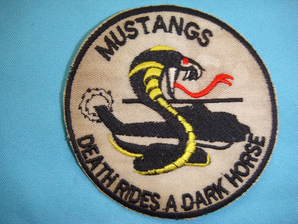 VIETNAM WAR PATCH, US 16th AIR CAVALRY REGIMENT  MUSTANGS