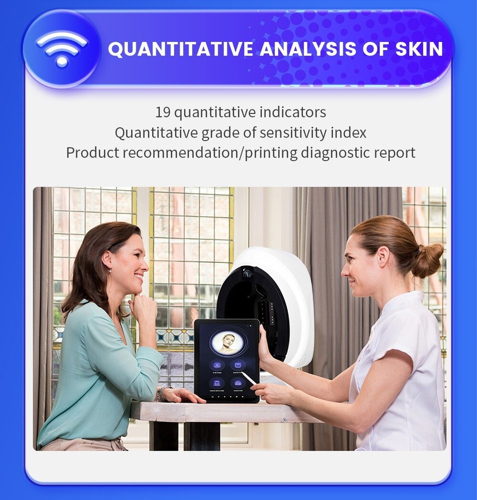 8 Spectra 3D Facial Analyzer Skin Scanner Intelligent Analysis System Machine