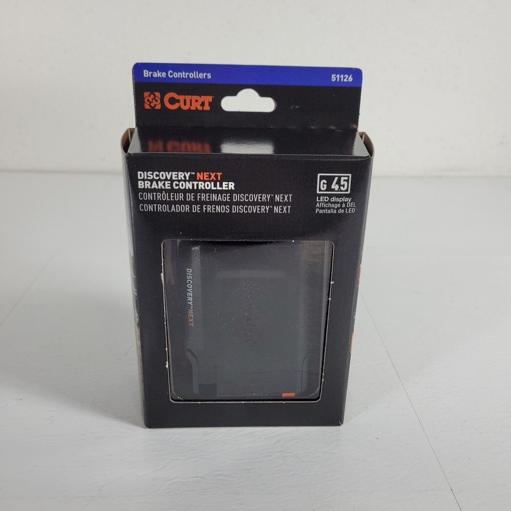 CURT 51126 Discovery NEXT Time-Delay Trailer Brake Controller w/ LED Display
