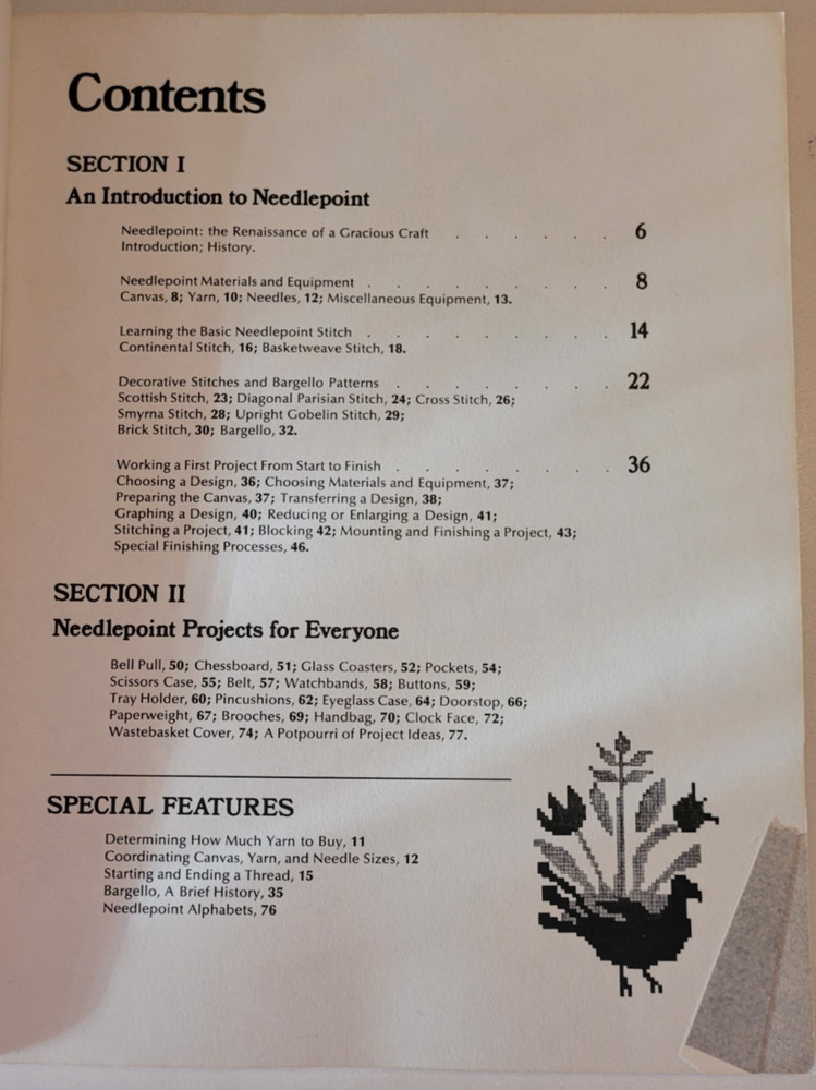 Needlepoint Techniques & Projects - A Sunset Book