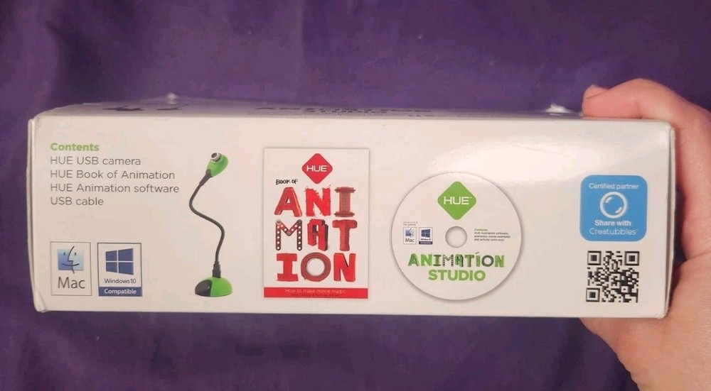 HUE Animation Studio Blue | Complete Stop Motion Animation Kit | Open Box