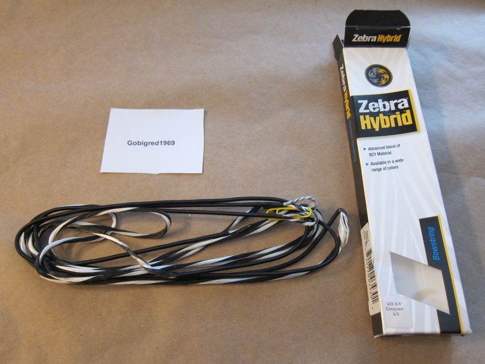 New Mathews Conquest 1/2  103 3/4" String Bowstring Zebra Trophy Archery