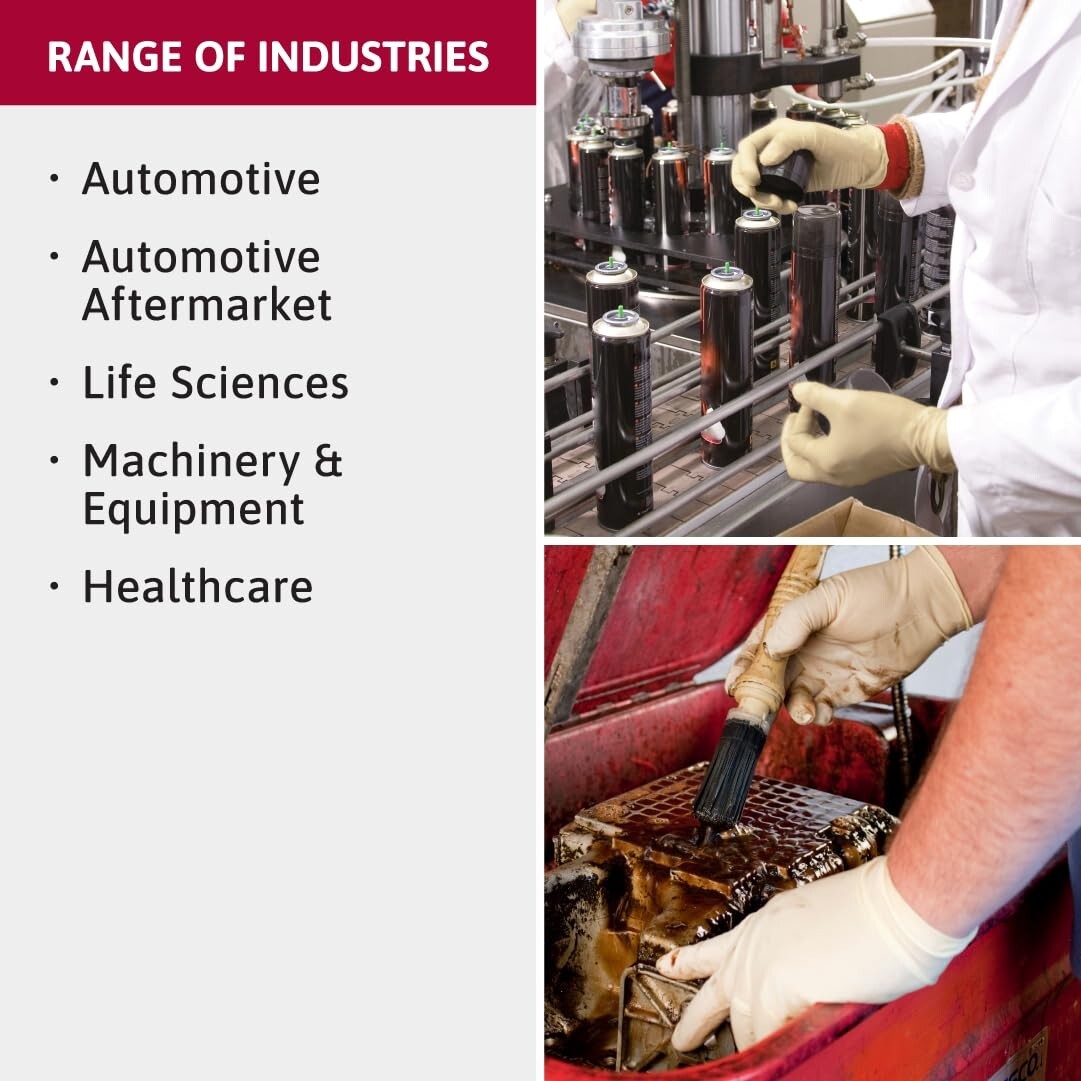 100- PK. MF-300 Disposable Powder Free Rubber Latex Gloves Automotive Healthcare