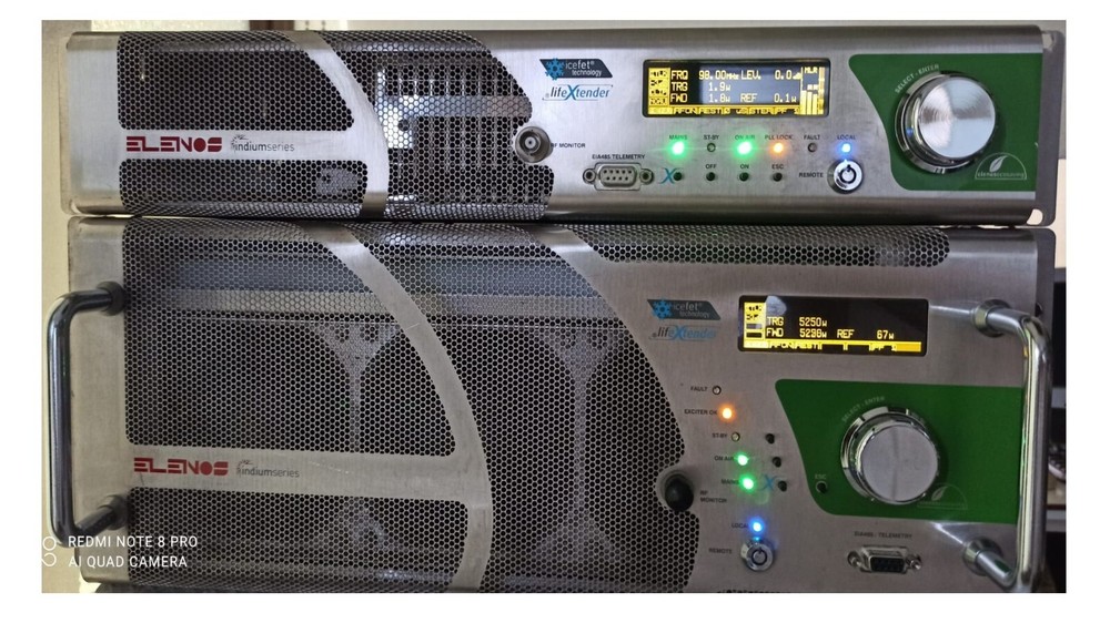 Broadcast Prof 5000w 5Kw ELENOS FM StereoTransmitter Wide Band 88/108 Mhz SLIM