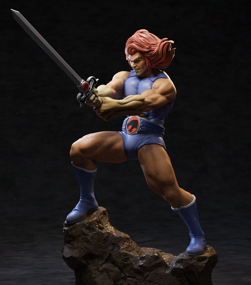 UNPAINTED Thundercats Lion-O 3d Printed Model Kit