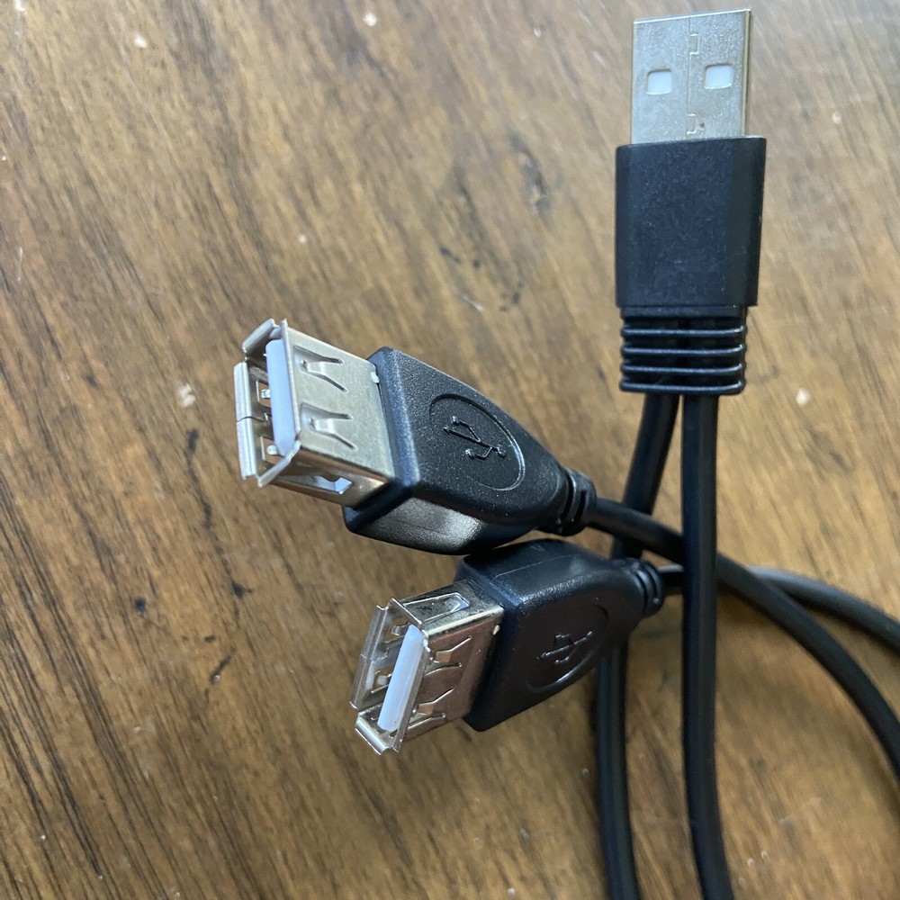 USB A splitter data cable for Tesla model 3 2017 2018 2019 model year power cord