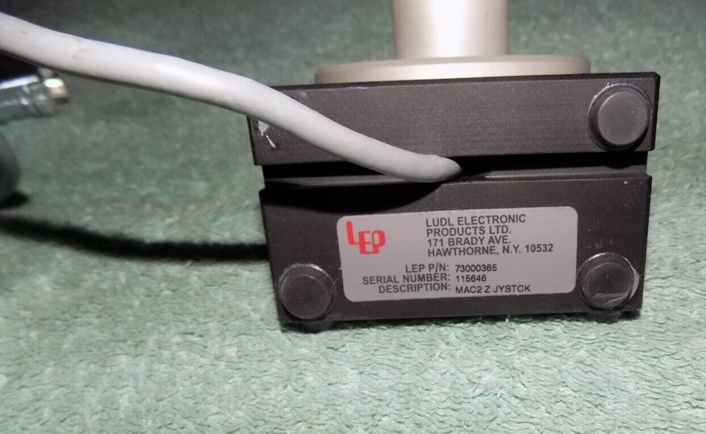 New LUDL LEP Electronics 73000365 MAC2 Z Joystick Controller for Microscope