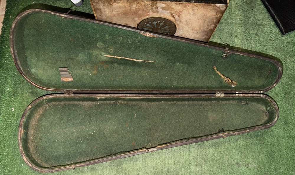Antique Coffin Style Violin Case 4/4 Full Size
