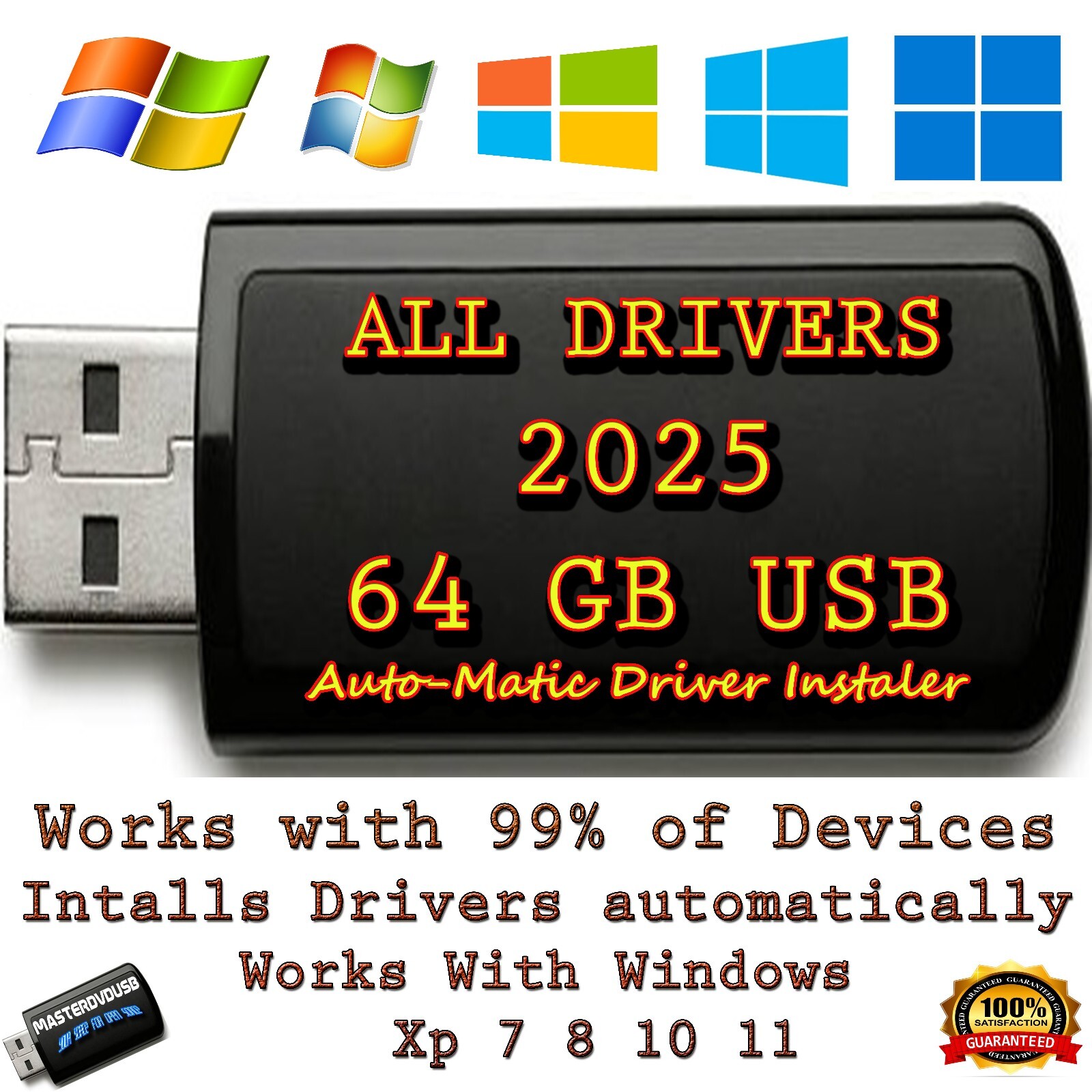 ALL DRIVERS 2025 64GB USB Auto-Matic Driver Installer Every Tech Should Have One