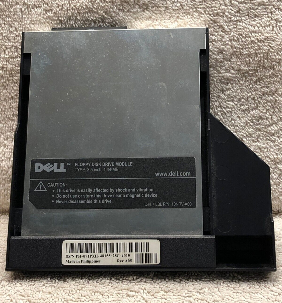 Floppy Disk Drive Module by Dell, Type: 3.5-in, 1.44-MB