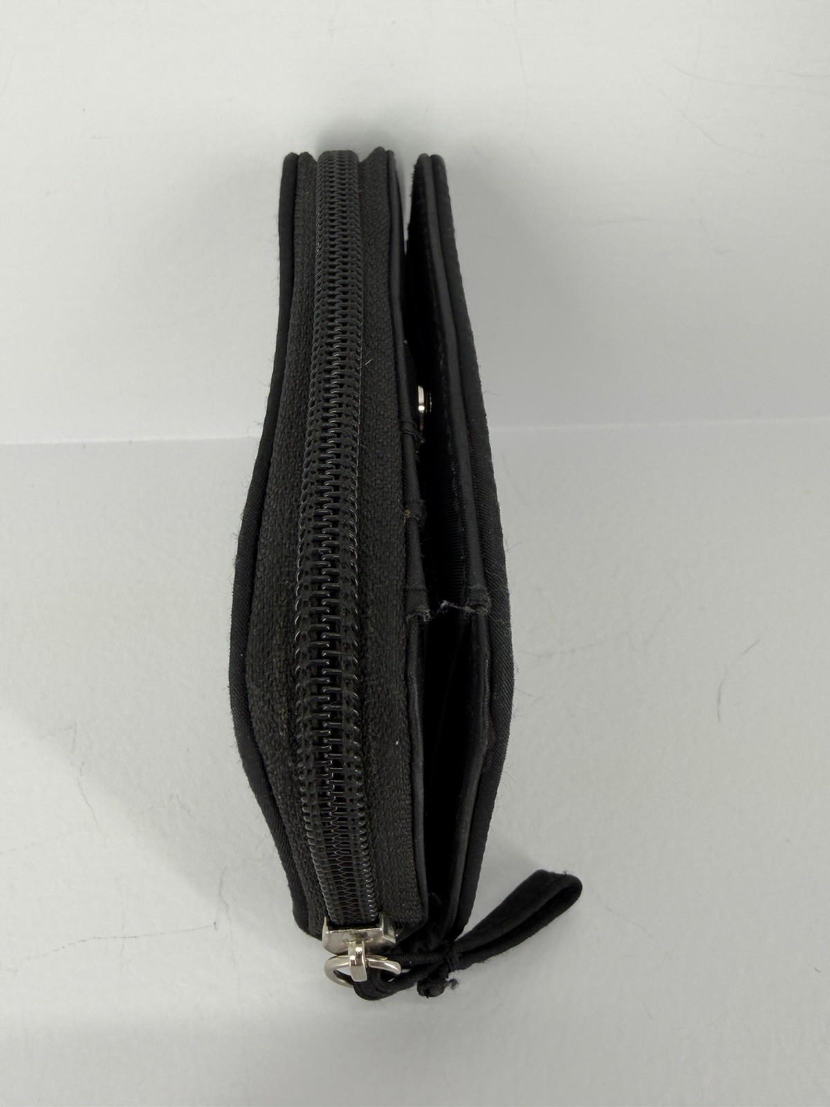 Vintage Disney Tinkerbell Small Black Cloth Wallet (see Description)