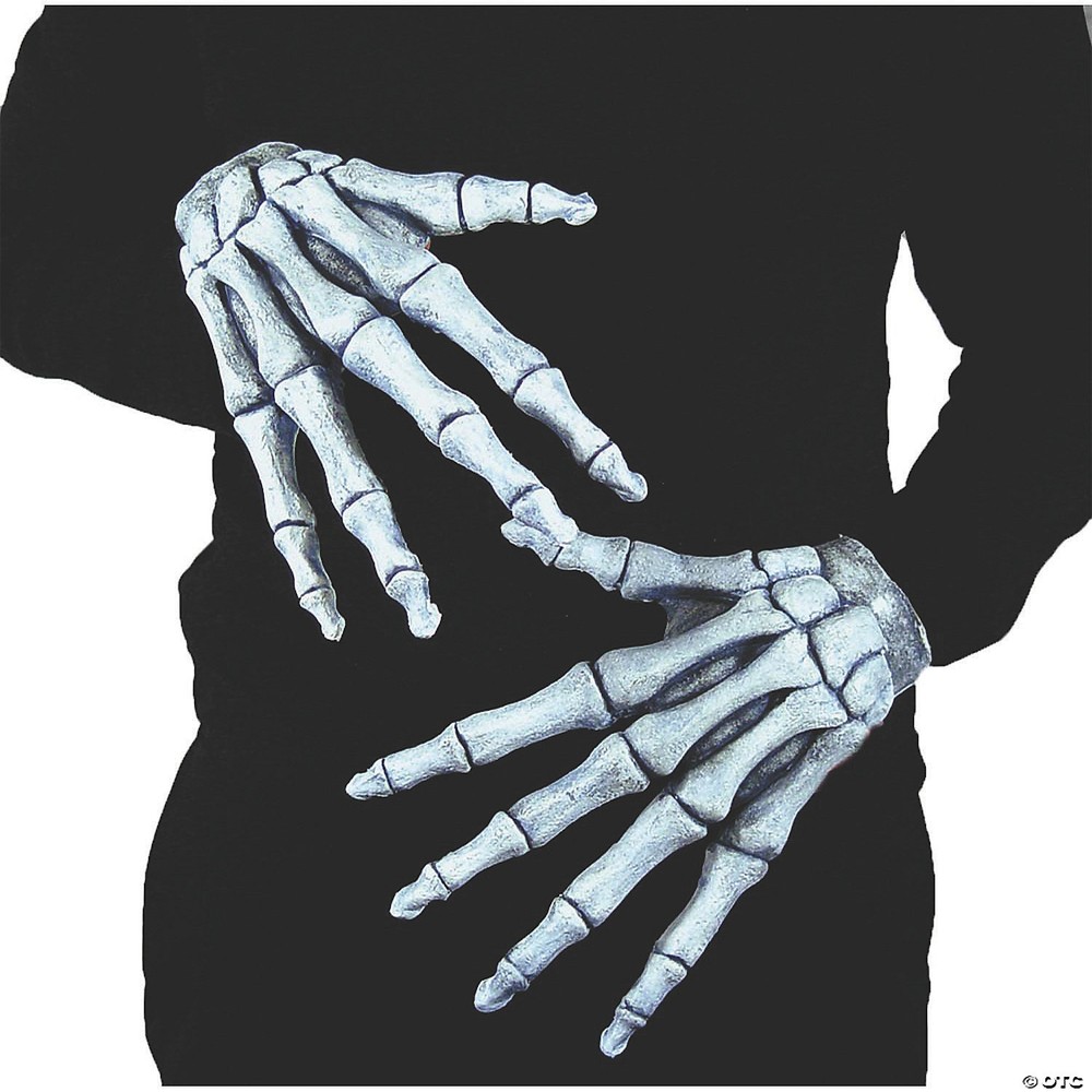 Ghostly Bones Hands Costume