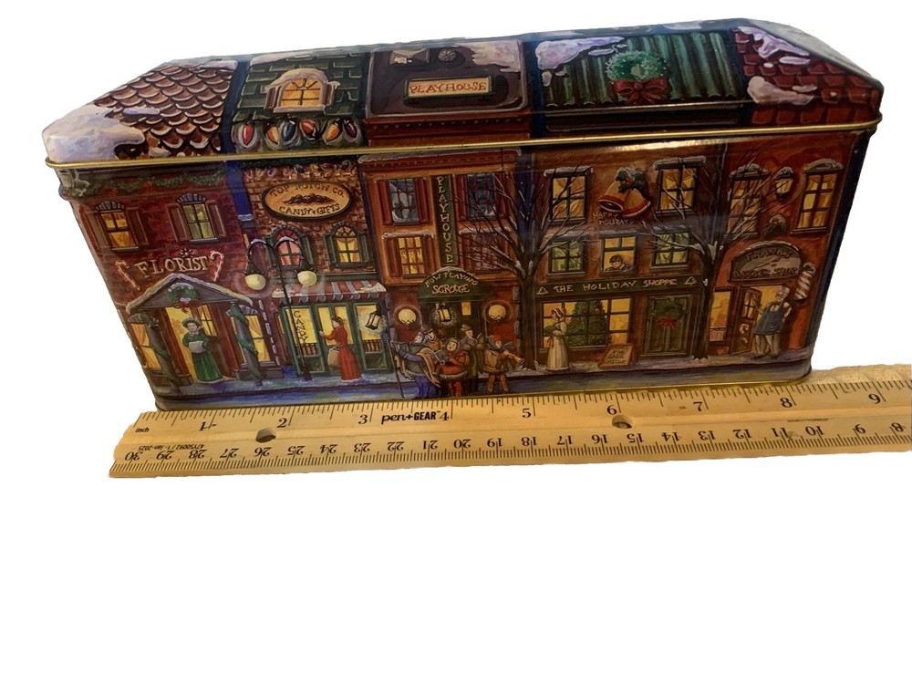 Collectable Scrooge Tin Winter Scenes