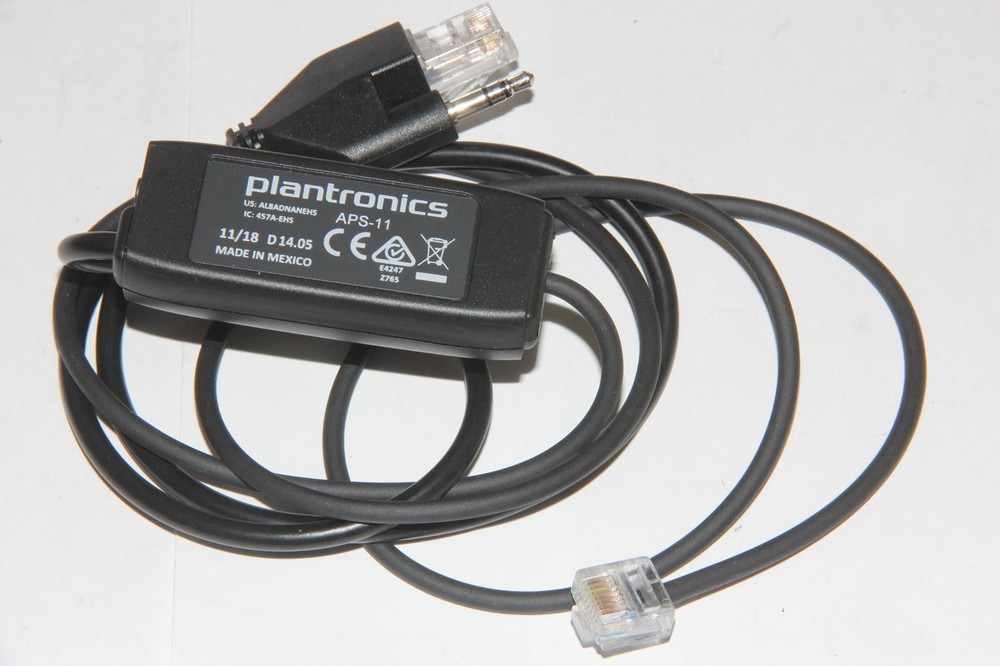 PLANTRONICS APS-11 Electronics Hook Switch Cable "NEW"
