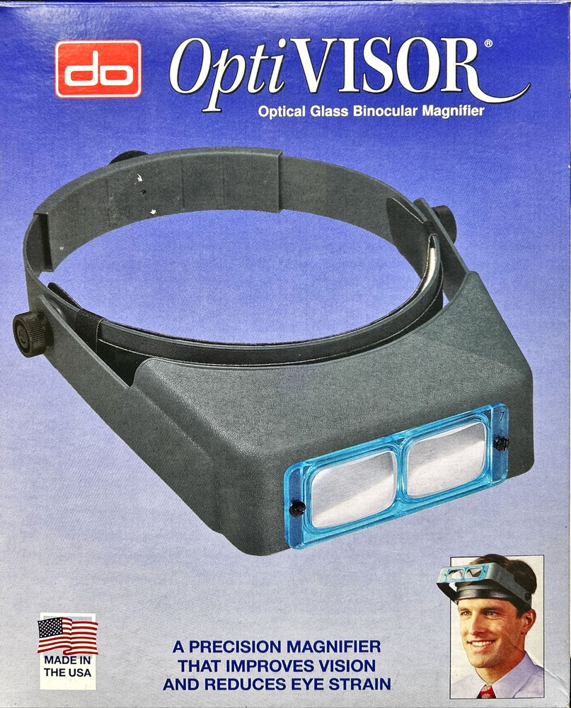 OptiVISOR Optical Glass Binocular Magnifier