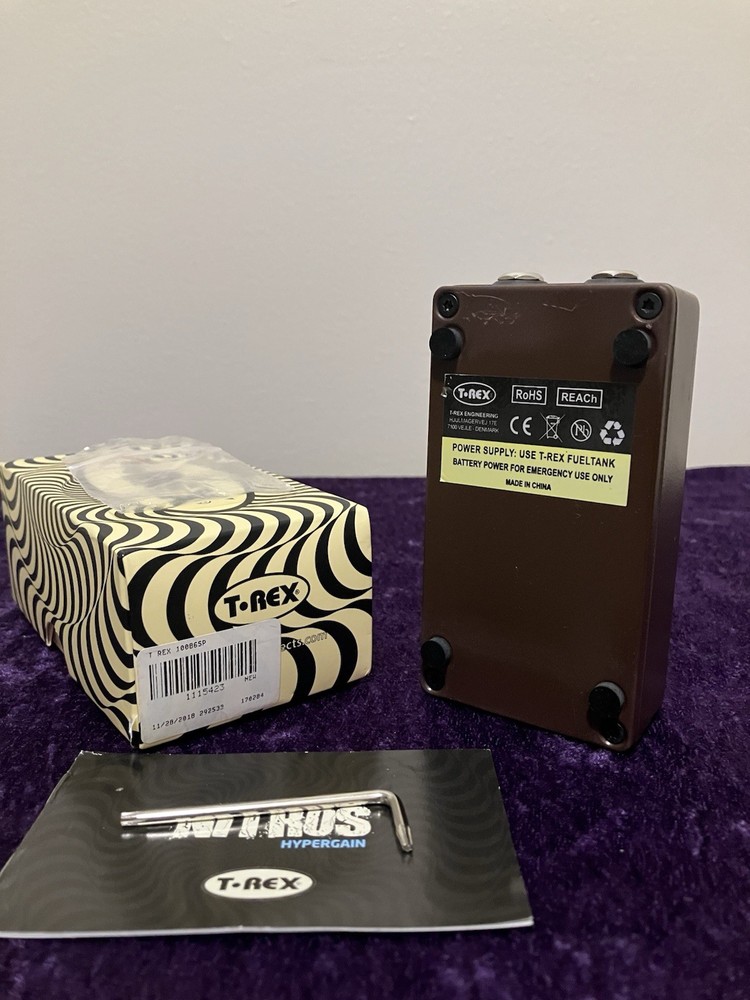 T-Rex Nitros Hyper Gain Distortion Pedal. OOP NOS