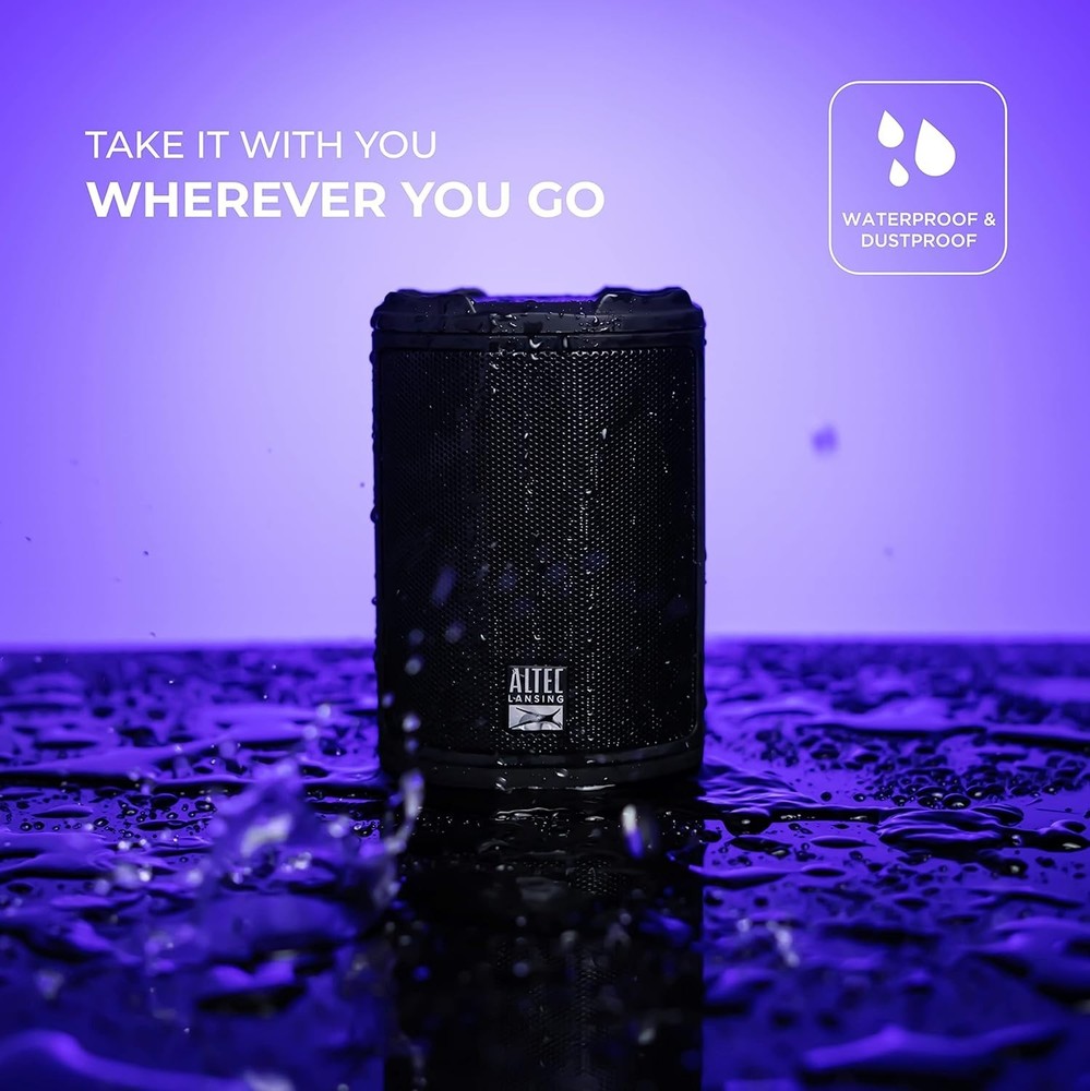 Altec Lansing HydraMotion EverythingProof Wireless Bluetooth Waterproof Speaker