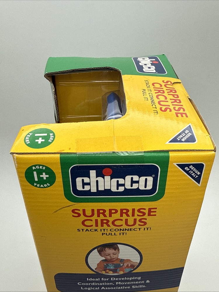 Chicco Surprise Circus - STACK IT! CONNECT IT! PULL IT! ~HTF~ NEW