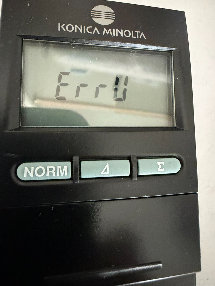 Konica Minolta T-10A Illuminance Meter Light Meter (READ – ERROR)