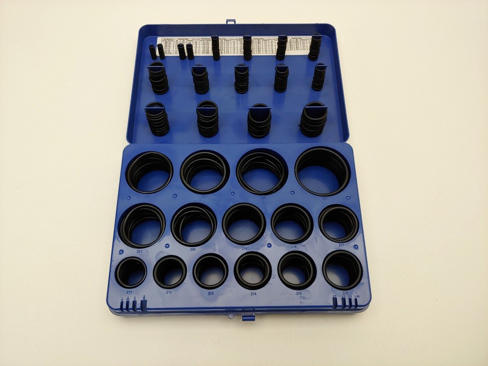 397 Metric O-Ring Assortment Set Assorted Sizes Orings 30 Different Sizes, Case